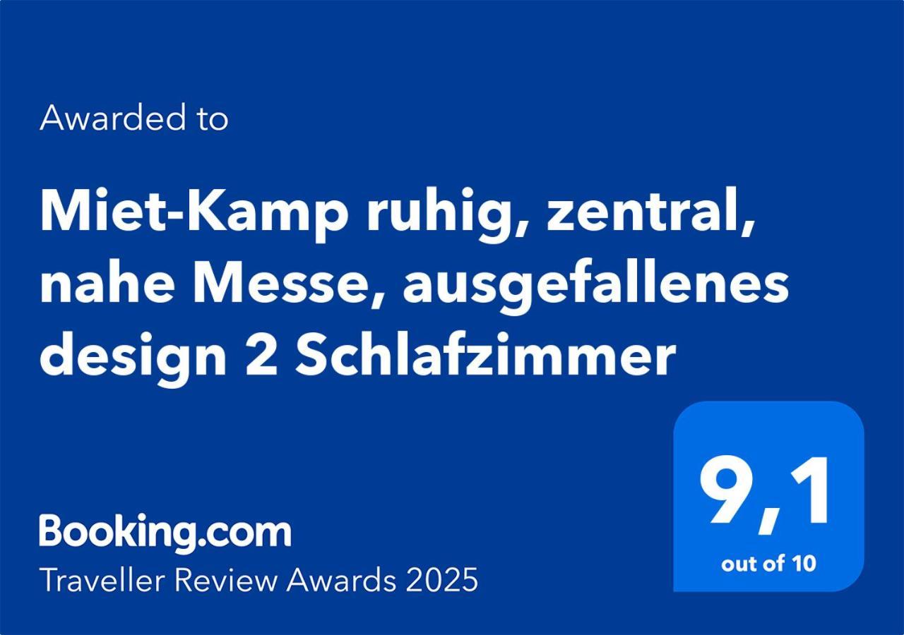 Miet-Kamp Ruhig, Zentral, Nahe Messe, Ausgefallenes Design 2 Schlafzimmer Berlín Exterior foto